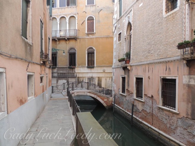 Tickle Me Pink in Venice, Italy