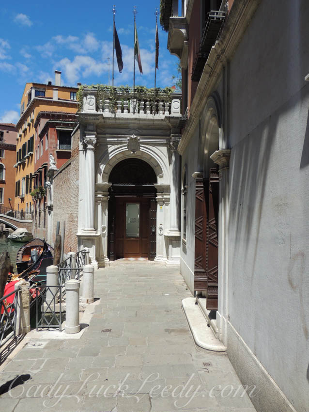 The Stop at the End is a Doorway in Venice, Italy