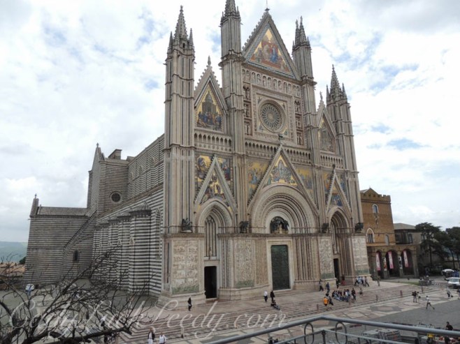 The Duomo in Orvieto, Italy