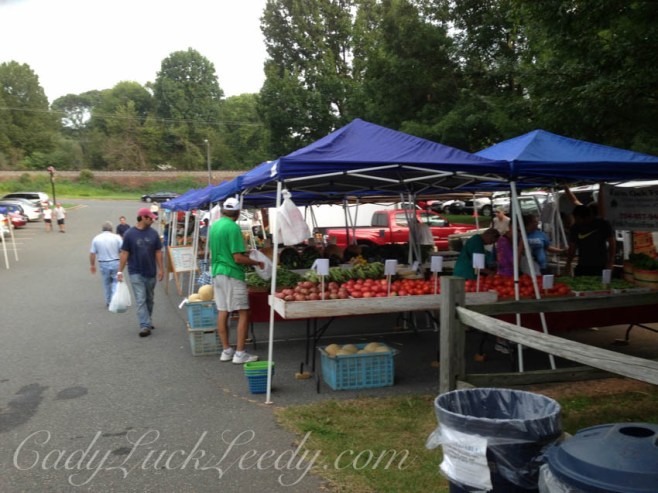 One of Many Vegetable Stands at the Saturday Market