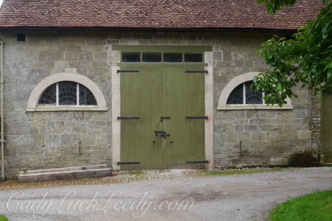 Another Outbuilding with Limey Green Door and Fantastic Windows