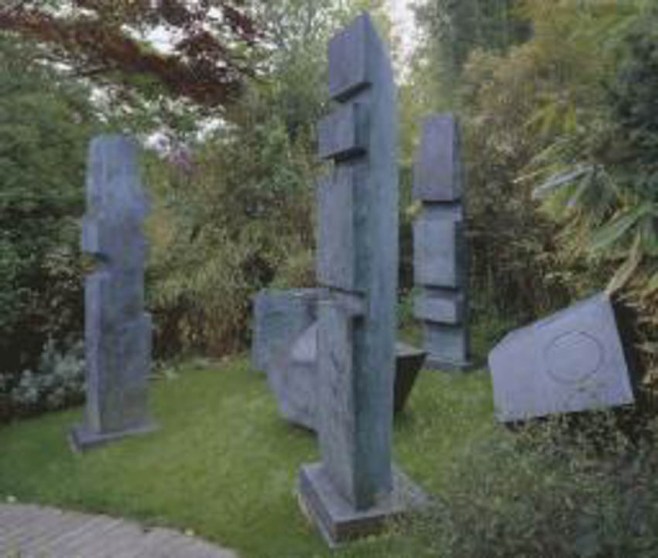 "Conversation with Magic Stones" 1973 Dame Barbara Hepworth 1903-1975 Accepted by HM Government in lieu of tax and allocated to the Tate Museum