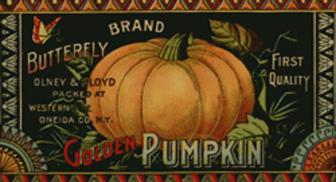 Vintage Pumpkin Label