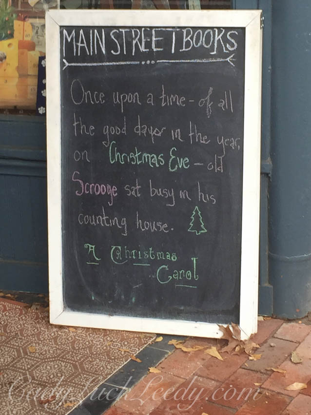 Sign at Books